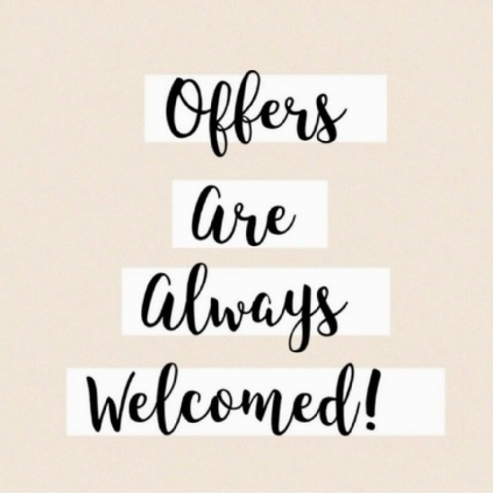 All offers are welcome! Come and shop🩷